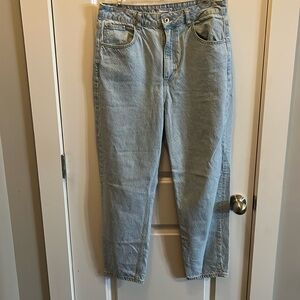Zara high waisted light jeans